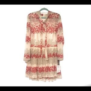 RED Valentino floral print midi dress